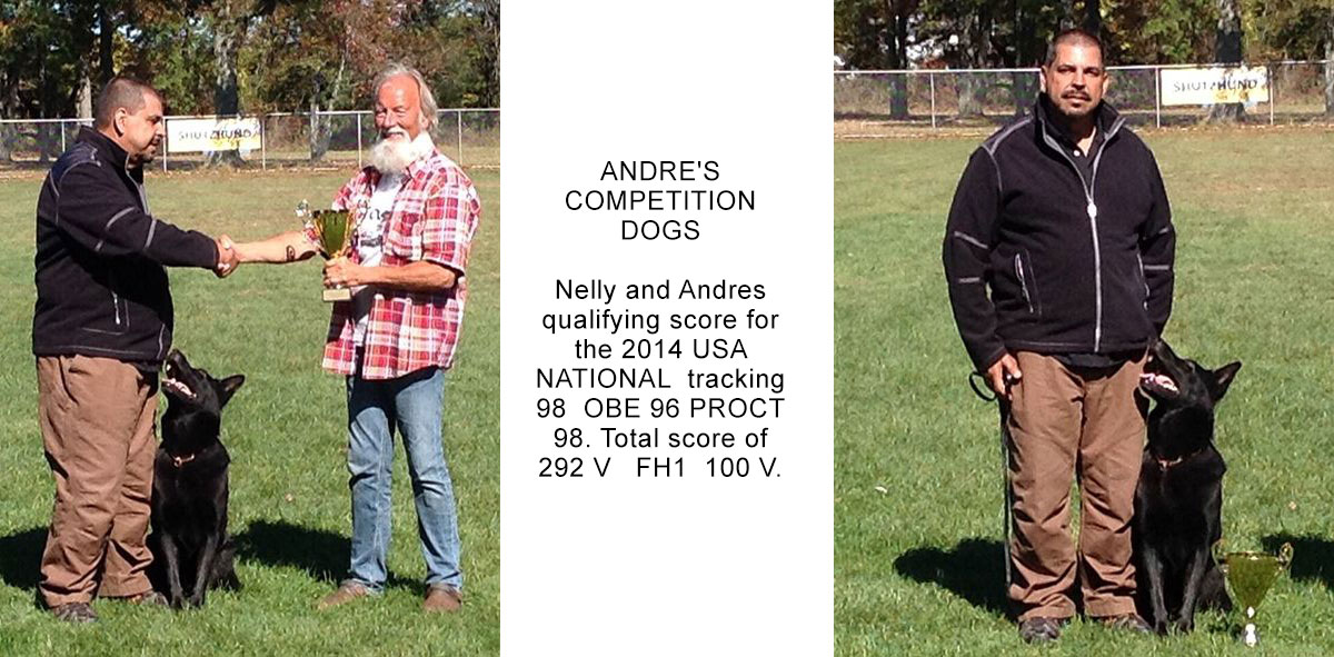 Andres and Nelly National Tracking Competition Results